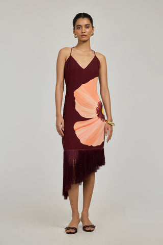 Astoria Dress - Poppy Rouge