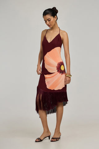 Astoria Dress - Poppy Rouge