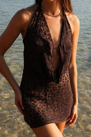 Athena Dress - Leopard