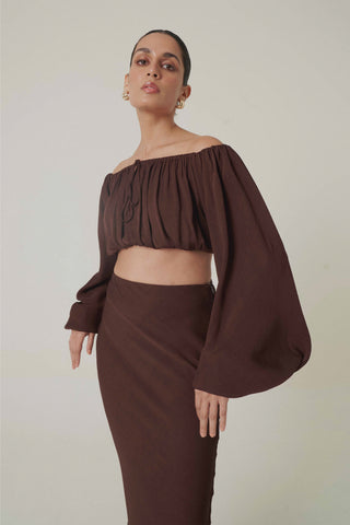 Cairo Top - Dark Walnut | Sample