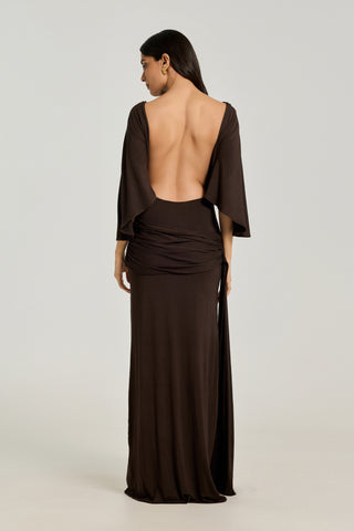 Cervia Dress - Brunette