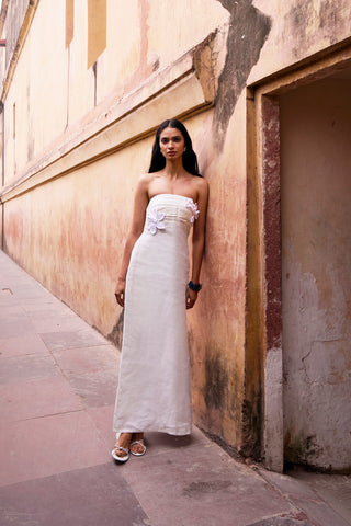 Como Dress - White