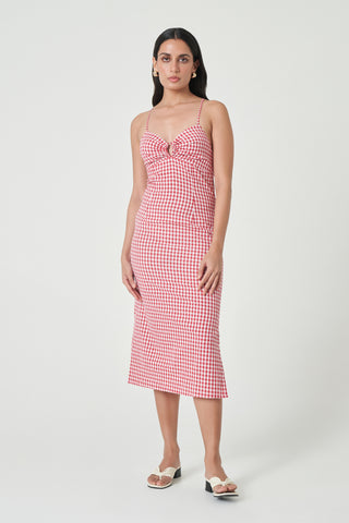 Dorset Dress - Cherry Check