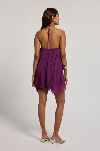 Evania Dress - Grape