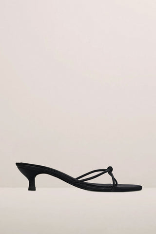 Kayla Heeled Sandal - Black