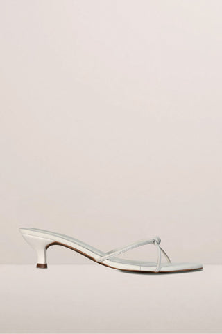 Kayla Heeled Sandal - White