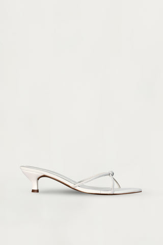 Kayla Heeled Sandal - White
