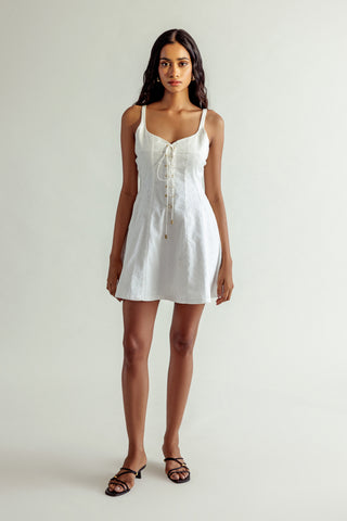 Louis Dress - White