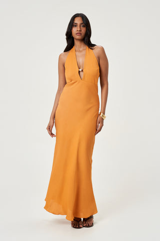 Malta Dress - Tangerine
