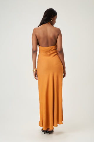 Malta Dress - Tangerine
