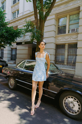 May Mini Dress - Sky | Rescue