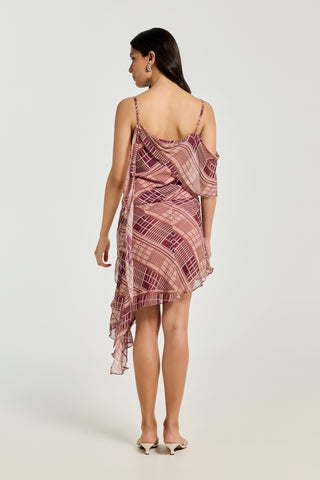 Zirra Skirt - Blush Plaid