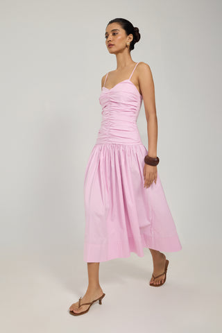 Roberta Dress - Rose Shadow