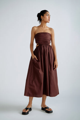 Savannah Dress - Chocolate | Rescue