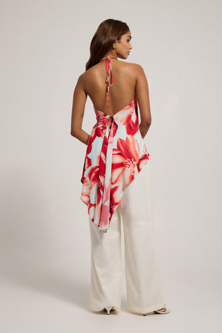 Selani Top - Corallo Floral