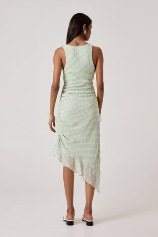 Solano Dress - Honeydew Geo