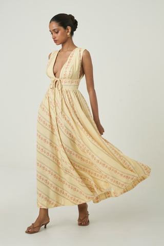 Soleil Dress -Floral Trail