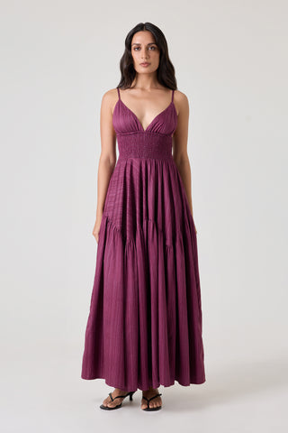Sorrento Dress - Mulberry Etch