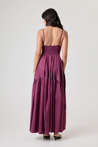Sorrento Dress - Mulberry Etch